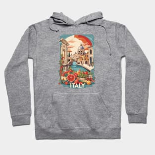 Vintage Travel Italy Design Hoodie